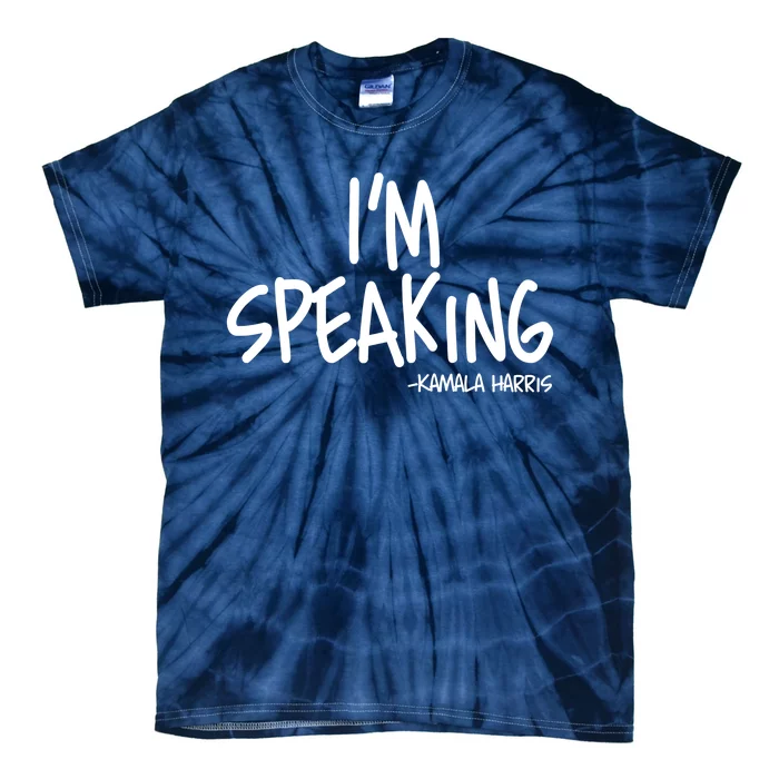 I'm Speaking Kamala Harris Vice President Debate Quote Tie-Dye T-Shirt