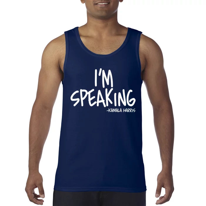 I'm Speaking Kamala Harris Vice President Debate Quote Tank Top