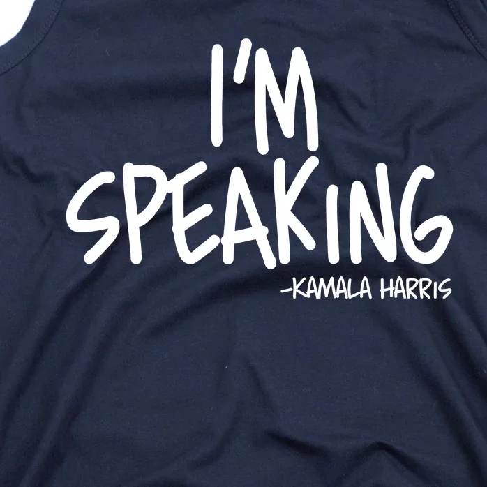 I'm Speaking Kamala Harris Vice President Debate Quote Tank Top