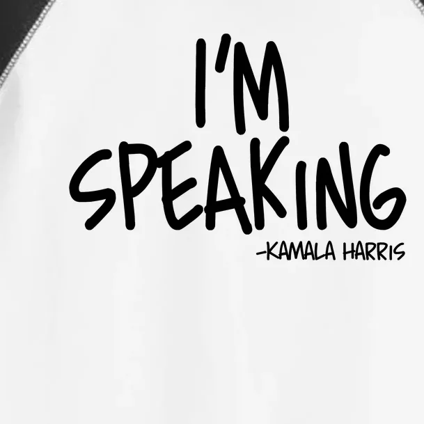 I'm Speaking Kamala Harris Vice President Debate Quote Toddler Fine Jersey T-Shirt