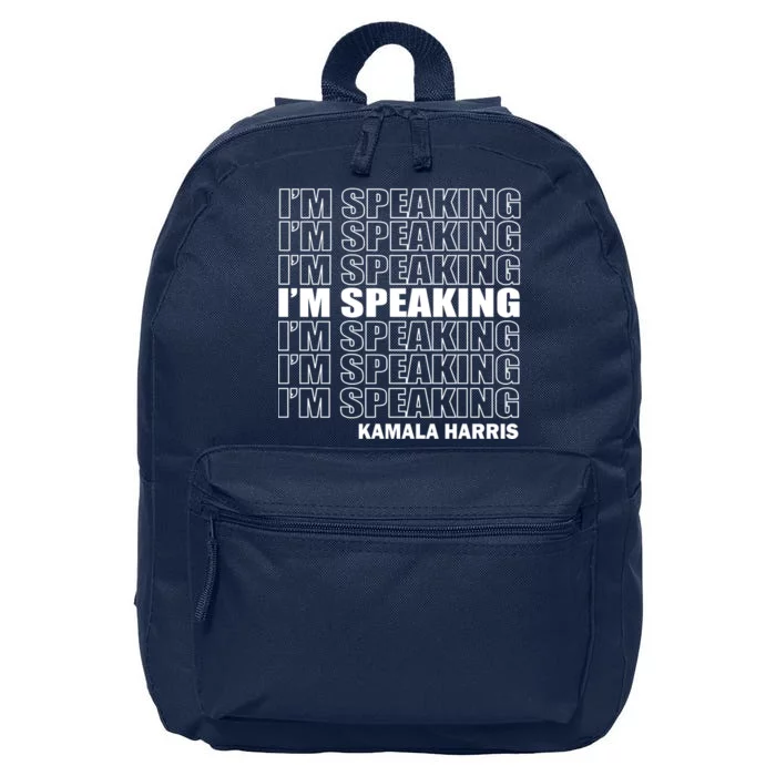 I'm Speaking Madam Vice President 16 in Basic Backpack