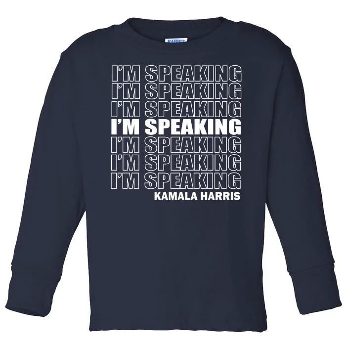 I'm Speaking Madam Vice President Toddler Long Sleeve Shirt