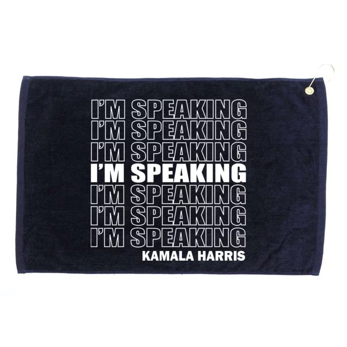 I'm Speaking Madam Vice President Grommeted Golf Towel