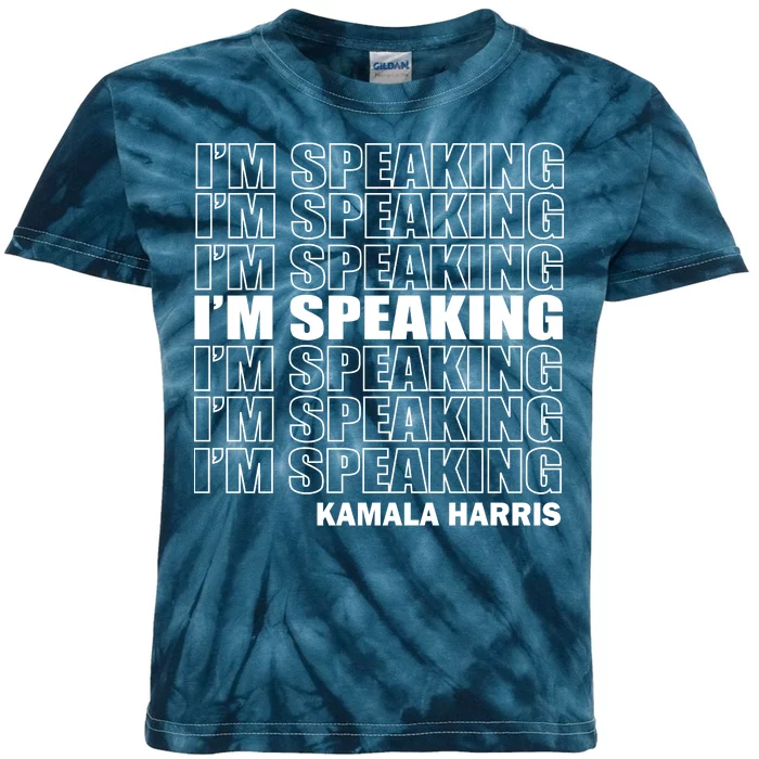 I'm Speaking Madam Vice President Kids Tie-Dye T-Shirt