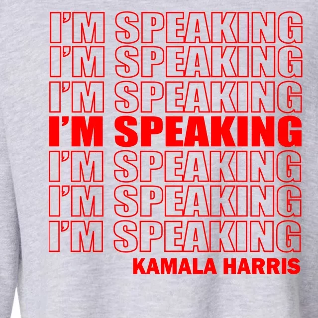 I'm Speaking Madam Vice President Cropped Pullover Crew