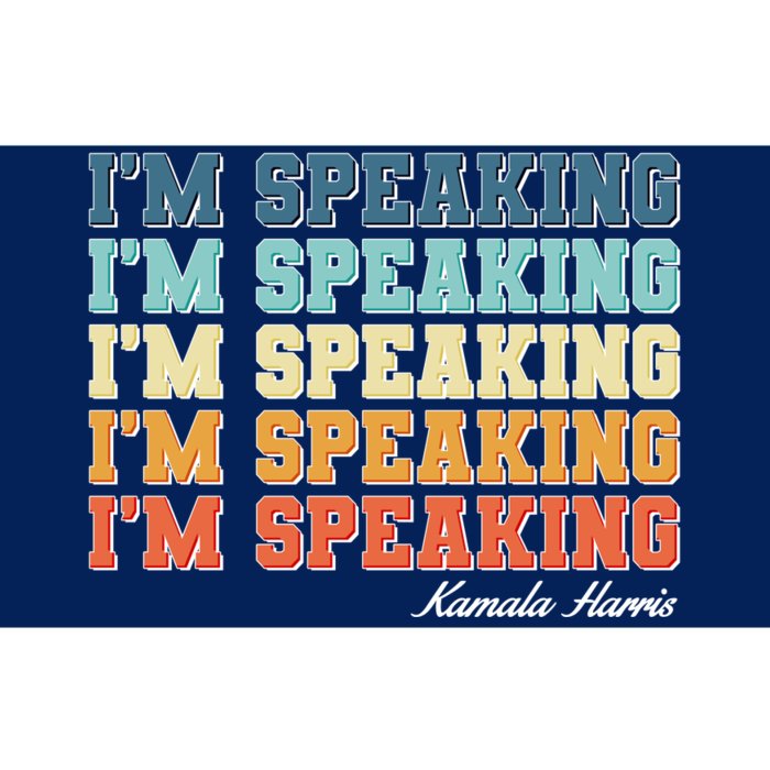 I'm Speaking pattern Kamala Harris Madam Vice President Bumper Sticker