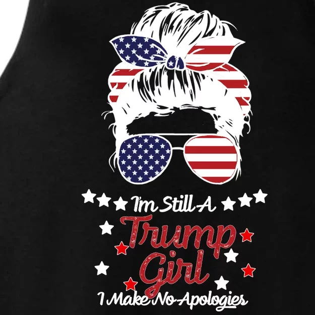 I'm Still A Trump Girl I Make No Apologies Trump 2024 Ladies Tri-Blend Wicking Tank