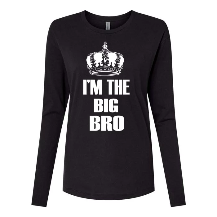 I'm The Big Bro Womens Cotton Relaxed Long Sleeve T-Shirt