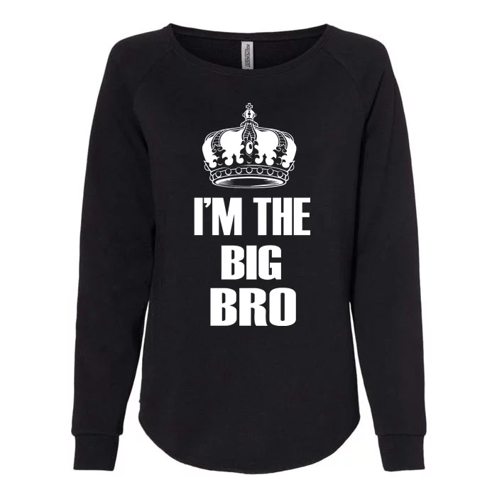 I'm The Big Bro Womens California Wash Sweatshirt