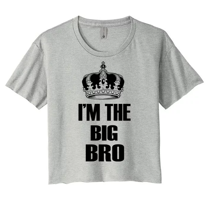 I'm The Big Bro Women's Crop Top Tee