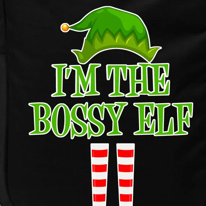 I'm The Bossy Elf Matching Family Christmas Impact Tech Backpack