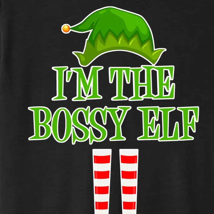 I'm The Bossy Elf Matching Family Christmas ChromaSoft Performance T-Shirt