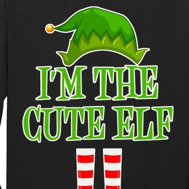 I'm The Cute Elf Matching Family Christmas Long Sleeve Shirt