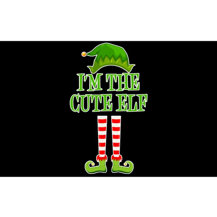 I'm The Cute Elf Matching Family Christmas Bumper Sticker