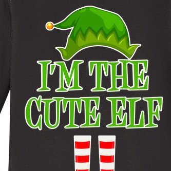 I'm The Cute Elf Matching Family Christmas Baby Long Sleeve Bodysuit