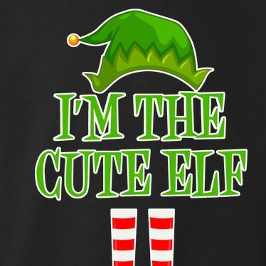 I'm The Cute Elf Matching Family Christmas Toddler Hoodie