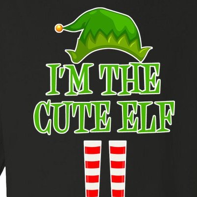 I'm The Cute Elf Matching Family Christmas Toddler Long Sleeve Shirt