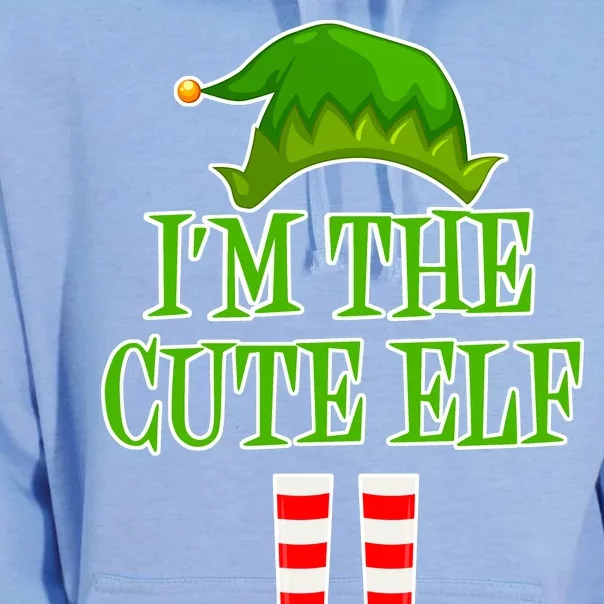 I'm The Cute Elf Matching Family Christmas Unisex Surf Hoodie