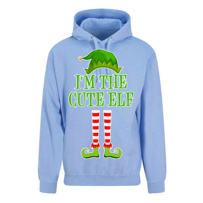 I'm The Cute Elf Matching Family Christmas Unisex Surf Hoodie