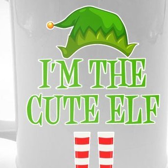 I'm The Cute Elf Matching Family Christmas Beer Stein
