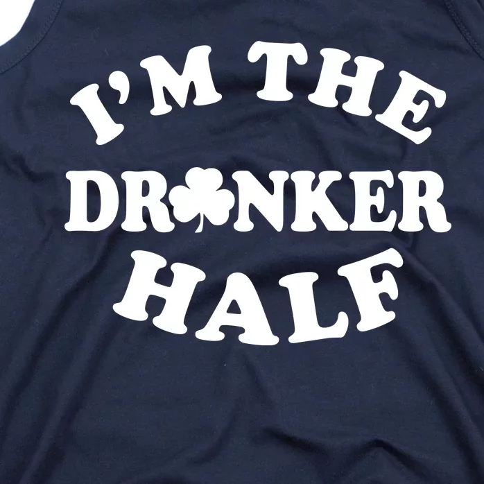 I'm The Drunker Half Irish Shamrock St. Patrick's Day Tank Top