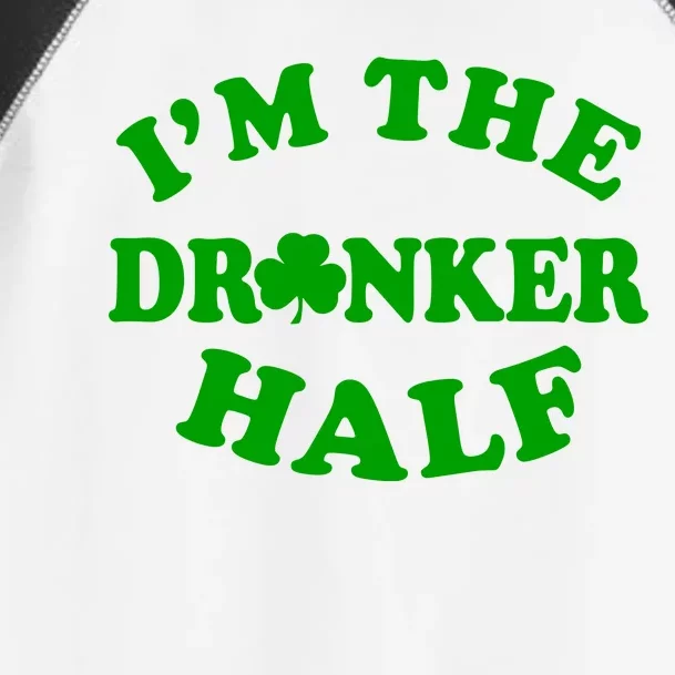 I'm The Drunker Half Irish Shamrock St. Patrick's Day Toddler Fine Jersey T-Shirt