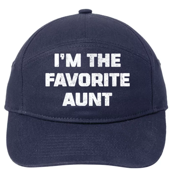 I'm the Favorite Aunt 7-Panel Snapback Hat