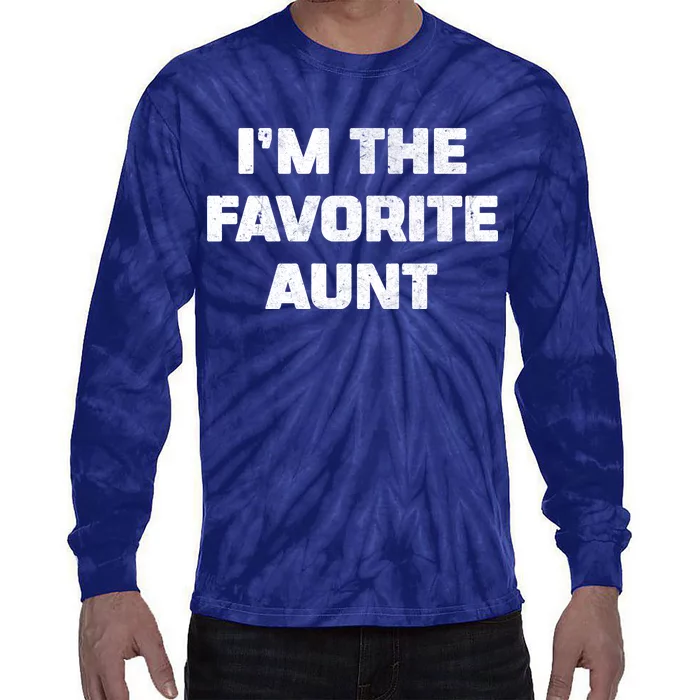 I'm the Favorite Aunt Tie-Dye Long Sleeve Shirt