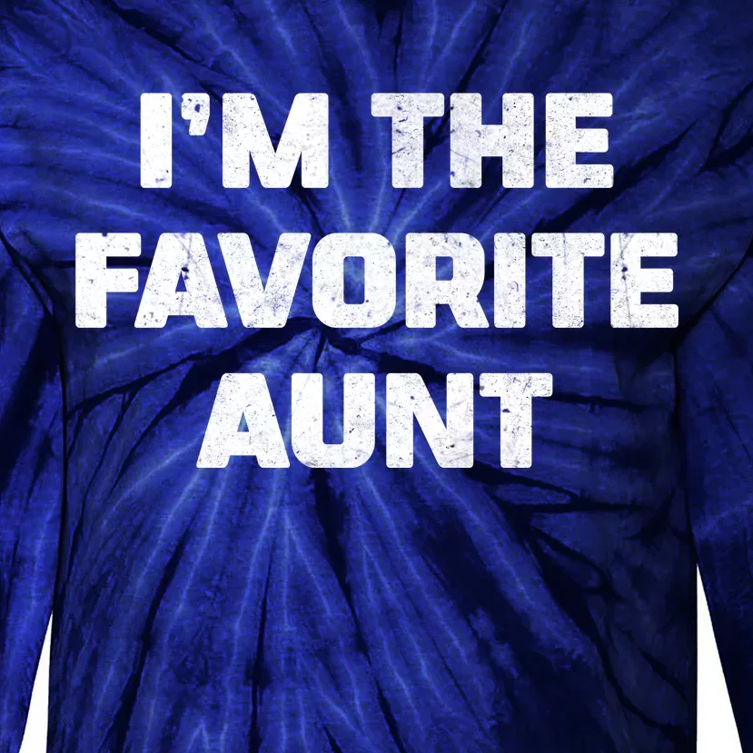 I'm the Favorite Aunt Tie-Dye Long Sleeve Shirt