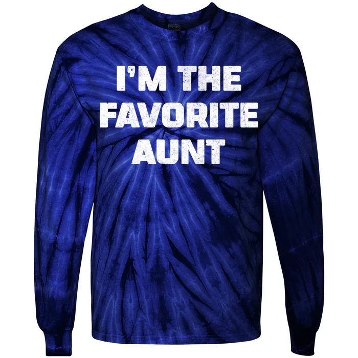 I'm the Favorite Aunt Tie-Dye Long Sleeve Shirt