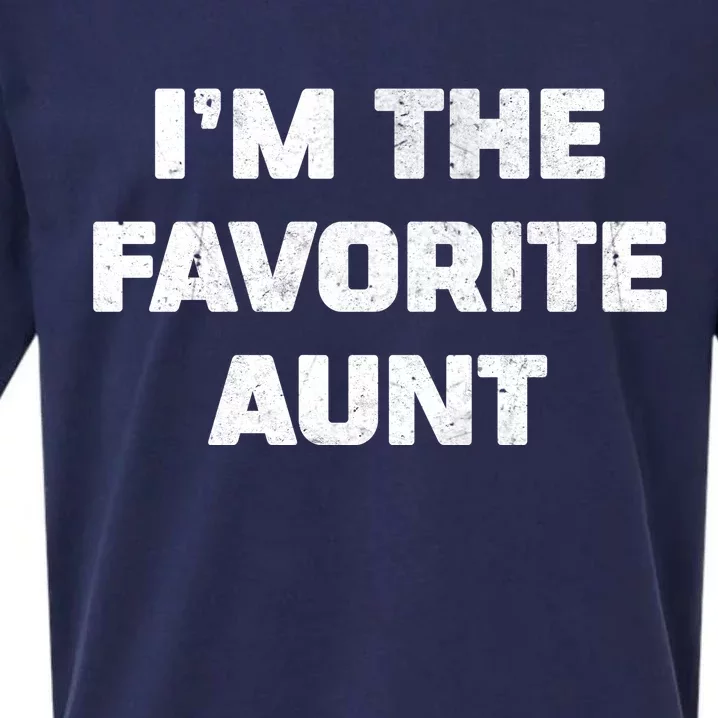 I'm the Favorite Aunt Sueded Cloud Jersey T-Shirt