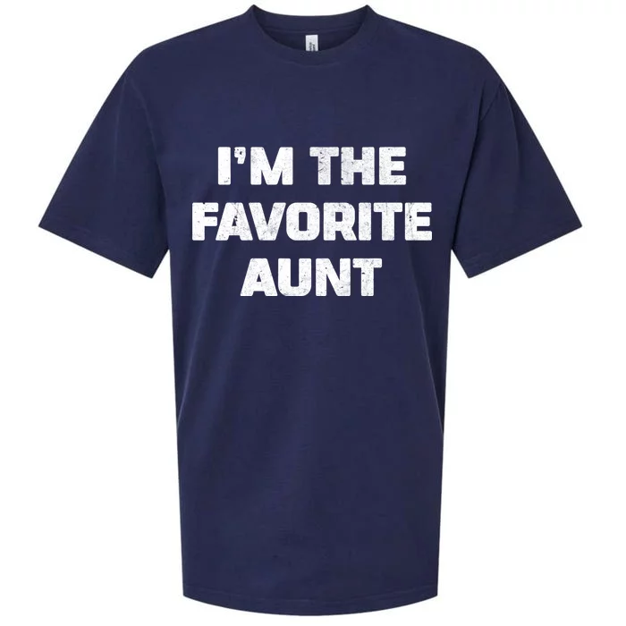 I'm the Favorite Aunt Sueded Cloud Jersey T-Shirt