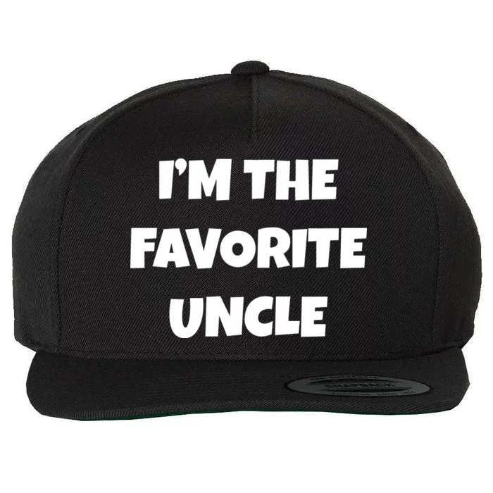 I'm The Favorite Uncle Wool Snapback Cap