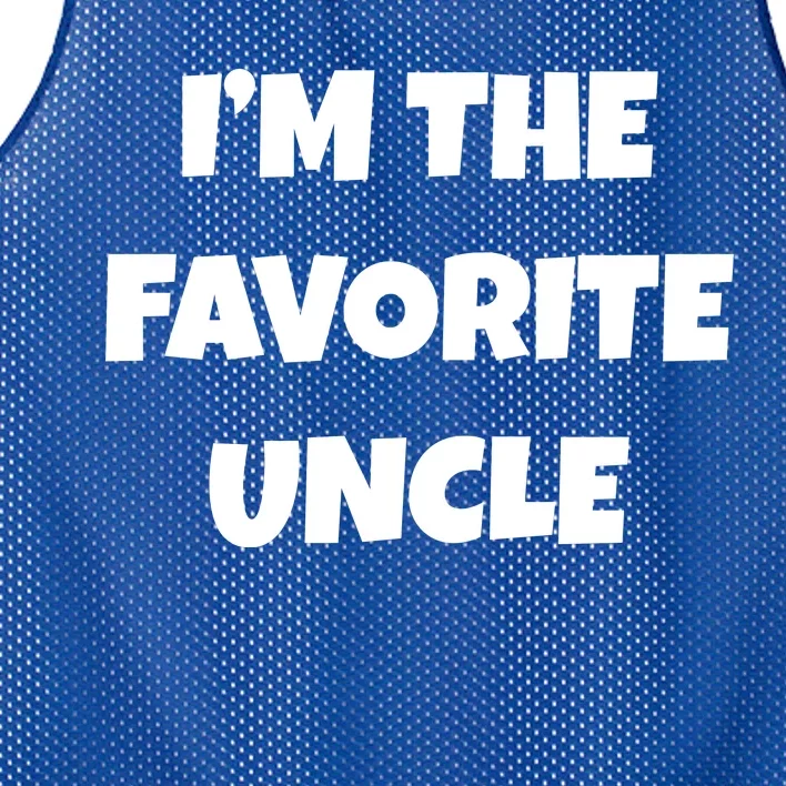 I'm The Favorite Uncle Mesh Reversible Basketball Jersey Tank