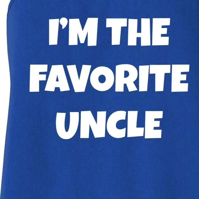 I'm The Favorite Uncle Women's Racerback Tank