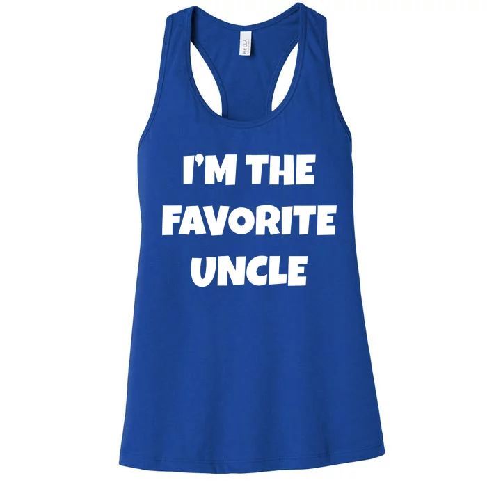 I'm The Favorite Uncle Women's Racerback Tank