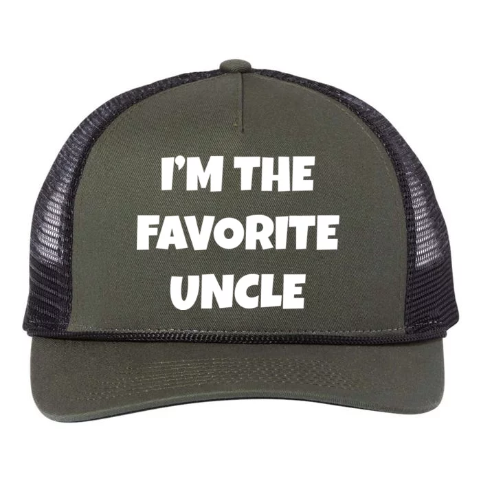 I'm The Favorite Uncle Retro Rope Trucker Hat Cap