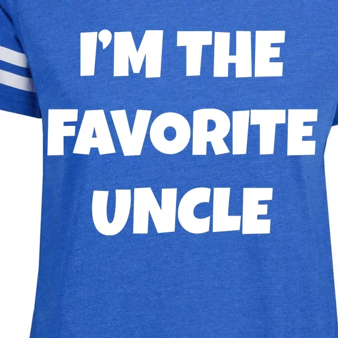 I'm The Favorite Uncle Enza Ladies Jersey Football T-Shirt