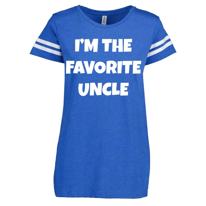 I'm The Favorite Uncle Enza Ladies Jersey Football T-Shirt