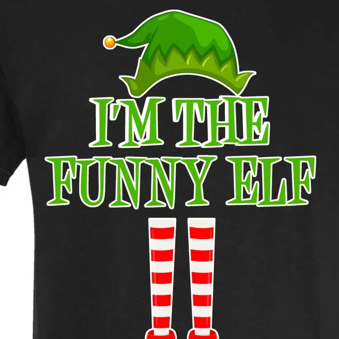 I'm The Funny Elf Matching Family Christmas Garment-Dyed Heavyweight T-Shirt