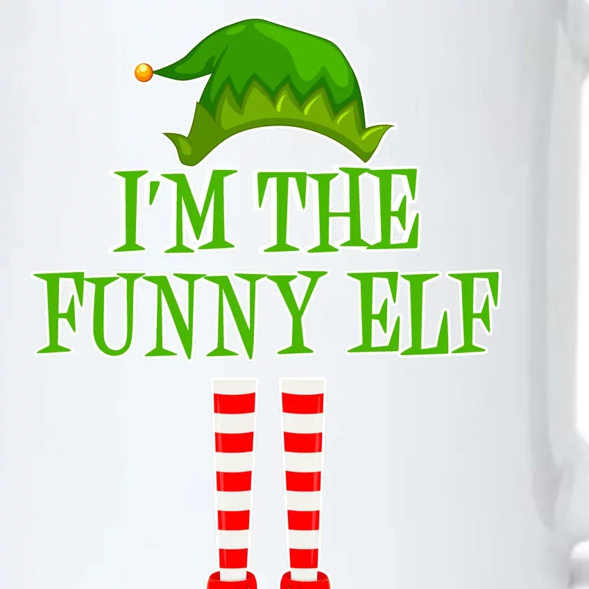 I'm The Funny Elf Matching Family Christmas Black Color Changing Mug