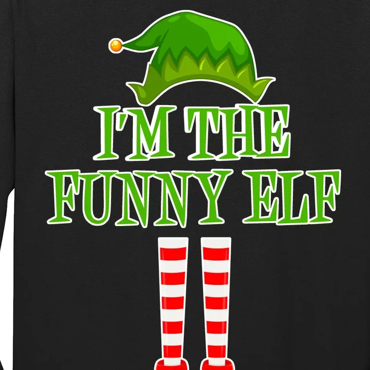 I'm The Funny Elf Matching Family Christmas Long Sleeve Shirt