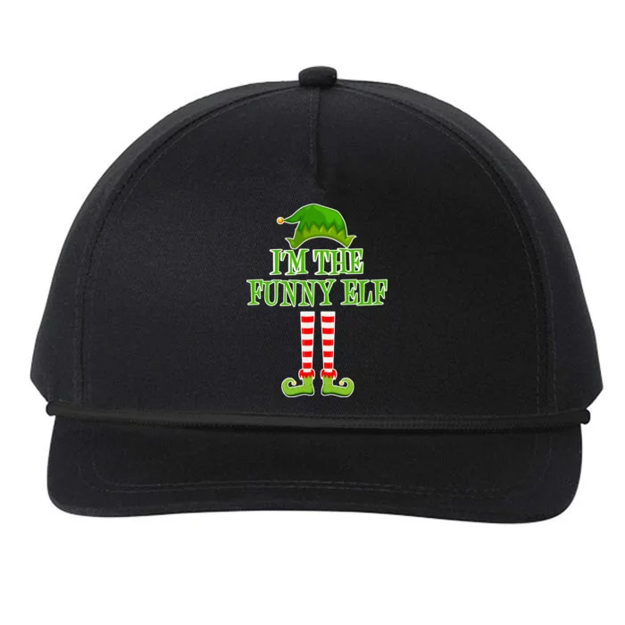 I'm The Funny Elf Matching Family Christmas Snapback Five-Panel Rope Hat