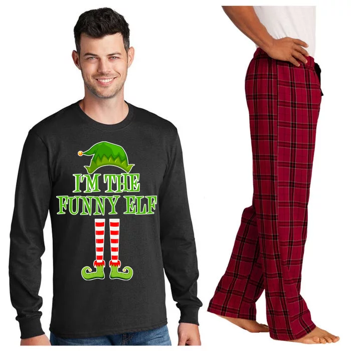 I'm The Funny Elf Matching Family Christmas Long Sleeve Pajama Set