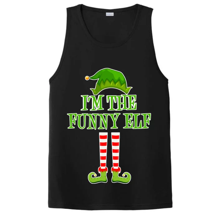 I'm The Funny Elf Matching Family Christmas Performance Tank