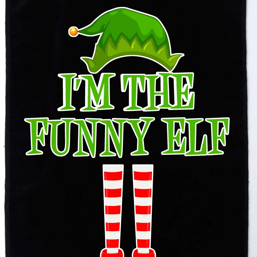 I'm The Funny Elf Matching Family Christmas Platinum Collection Golf Towel