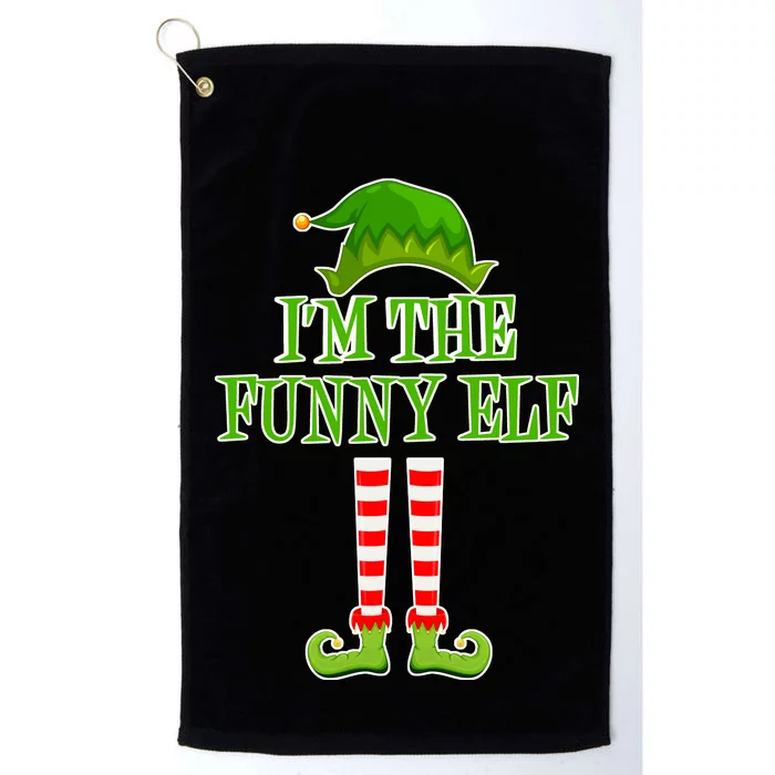 I'm The Funny Elf Matching Family Christmas Platinum Collection Golf Towel