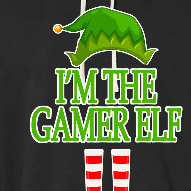 I'm The Gamer Elf Matching Family Christmas Garment-Dyed Fleece Hoodie