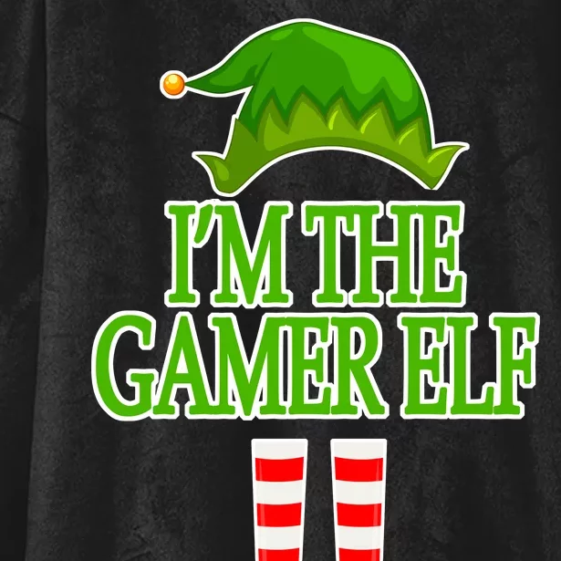 I'm The Gamer Elf Matching Family Christmas Hooded Wearable Blanket