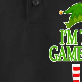 I'm The Gamer Elf Matching Family Christmas Dry Zone Grid Performance Polo